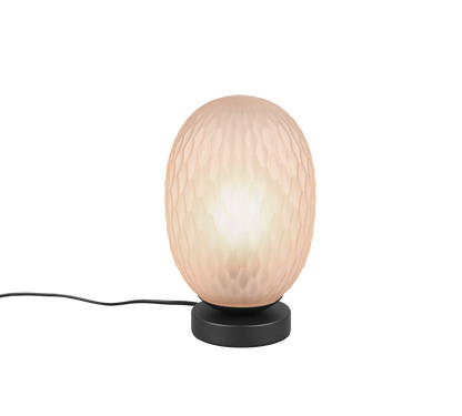 Facette table lamp E27 matt black/amber — 564200113