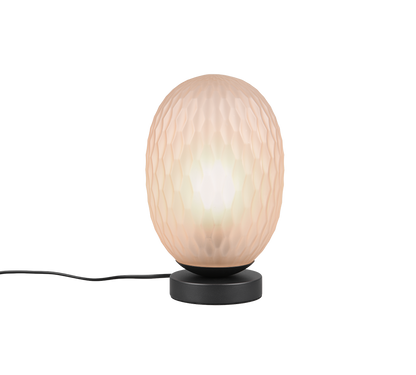 Facette table lamp E27 matt black/amber — 564200113