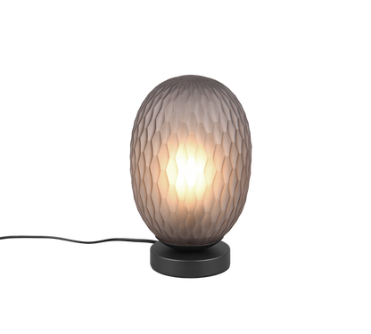 Facette table lamp E27 matt black/smoke — 564200154