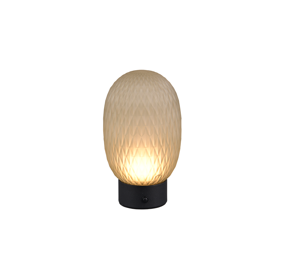 Facette LED table lamp green/matt black rechargeable — 564210115