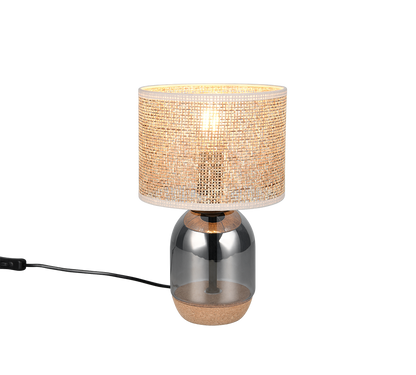 Tara table lamp 33 cm E27 beige/chrome plated — 564900157