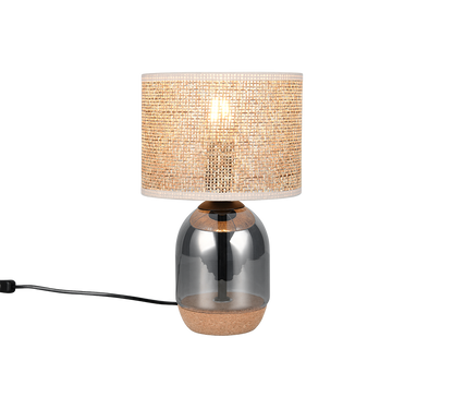 Tara table lamp 33 cm E27 beige/chrome plated — 564900157