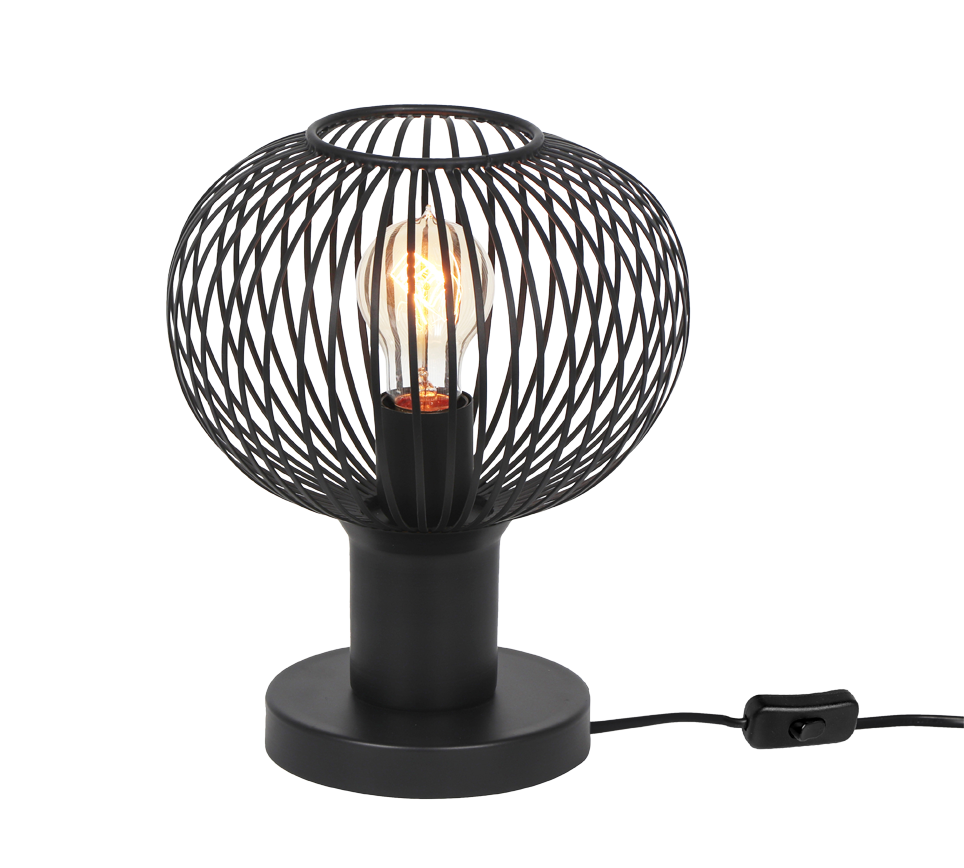 Gila table lamp 23 cm E27 matt black — 565700132