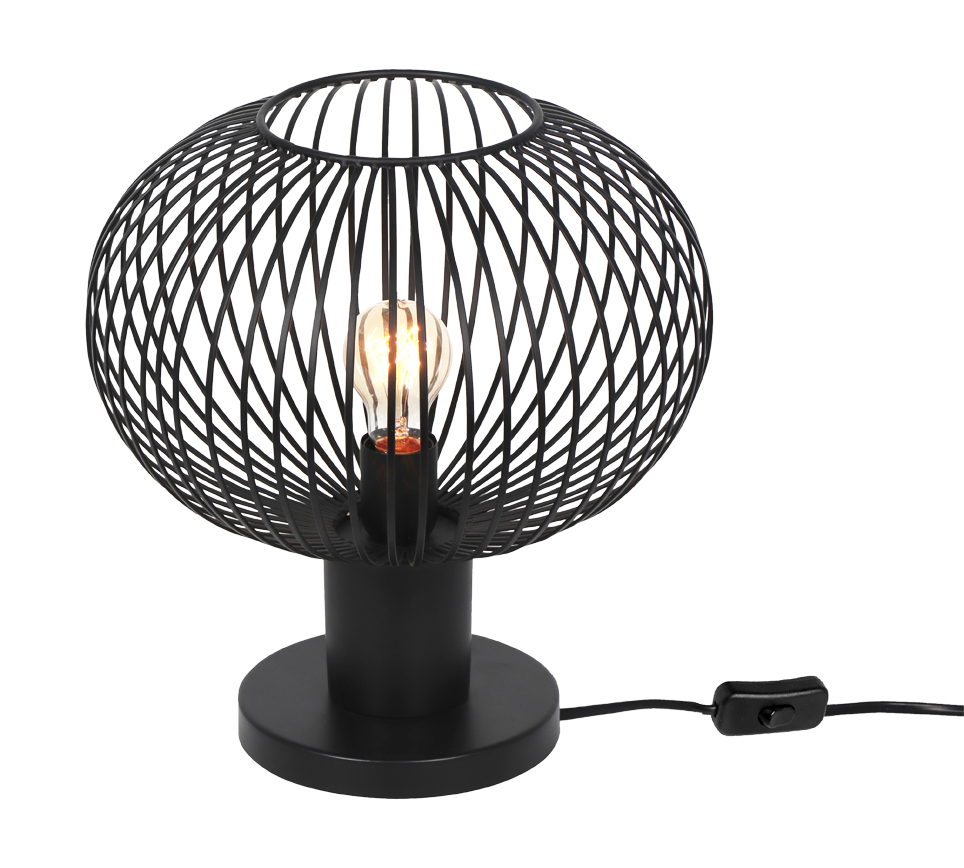 Gila table lamp 33 cm E27 matt black — 565790132