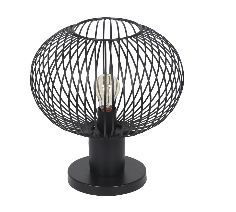 Gila table lamp 33 cm E27 matt black — 565790132