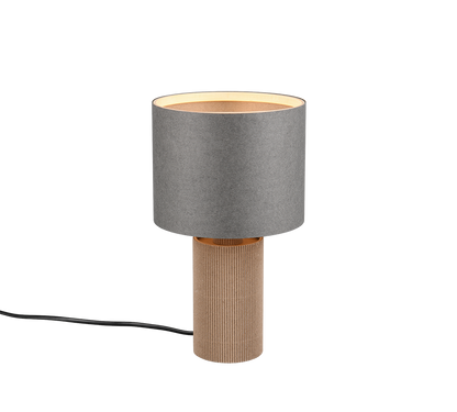 Canio table lamp 27 cm E27 wood/grey — 568100111