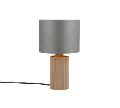 Canio table lamp 27 cm E27 wood/grey — 568100111