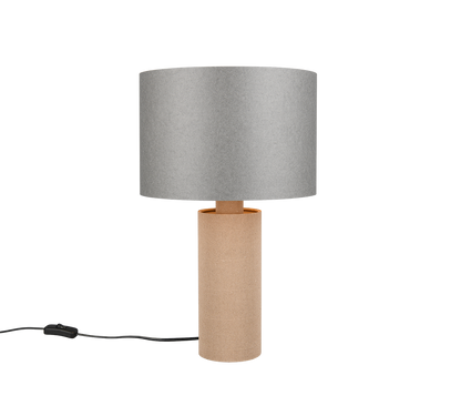 Canio table lamp 48 cm E27 wood/grey — 568190111