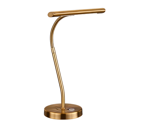 Curtis LED table lamp antique brass — 579790104