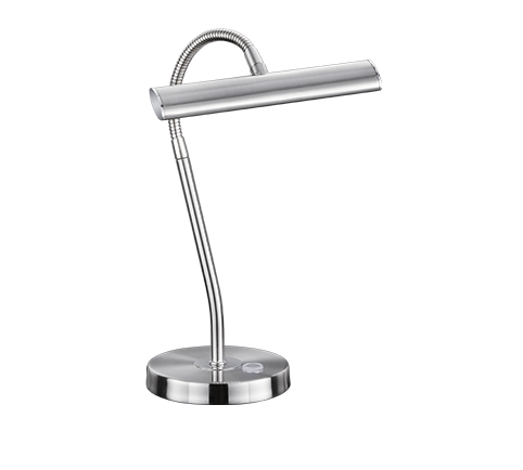 Curtis LED table lamp brushed steel — 579790107