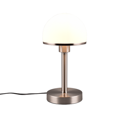 Joost II table lamp 39 cm E27 brushed steel — 592300107