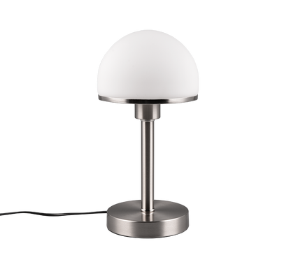 Joost II table lamp 39 cm E27 brushed steel — 592300107