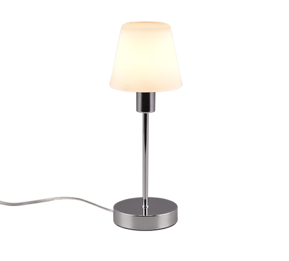 Luis II table lamp E14 brushed chrome — 595700106