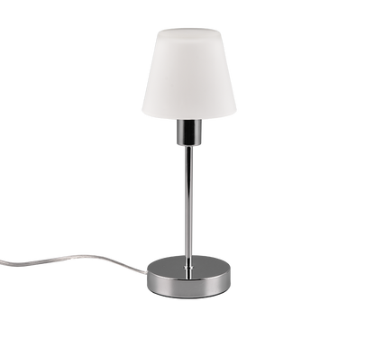 Luis II table lamp E14 brushed chrome — 595700106