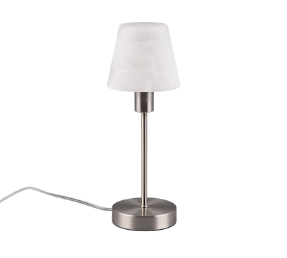 Luis II table lamp E14 brushed steel — 595700107