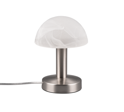 Fynn II table lamp 21 cm E14 brushed steel — 599100107