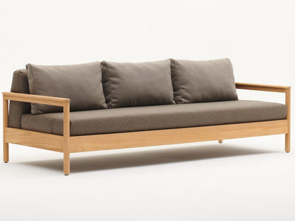 Varaschin Bali 3 seater teak garden sofa