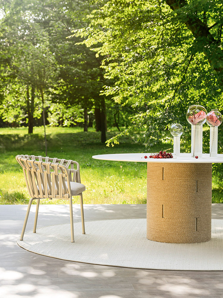 Varaschin Emma Cross Dining Armchair