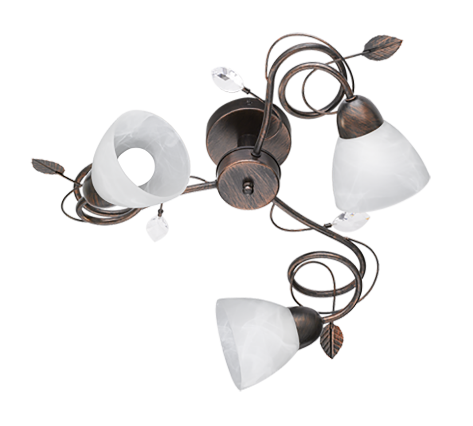 Traditio ceiling lamp 3-pc E14 rustic — 600700328