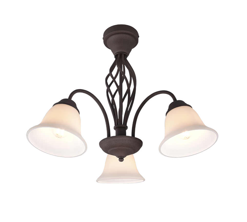Rustica ceiling lamp 3-pc E27 rustic — 601000324