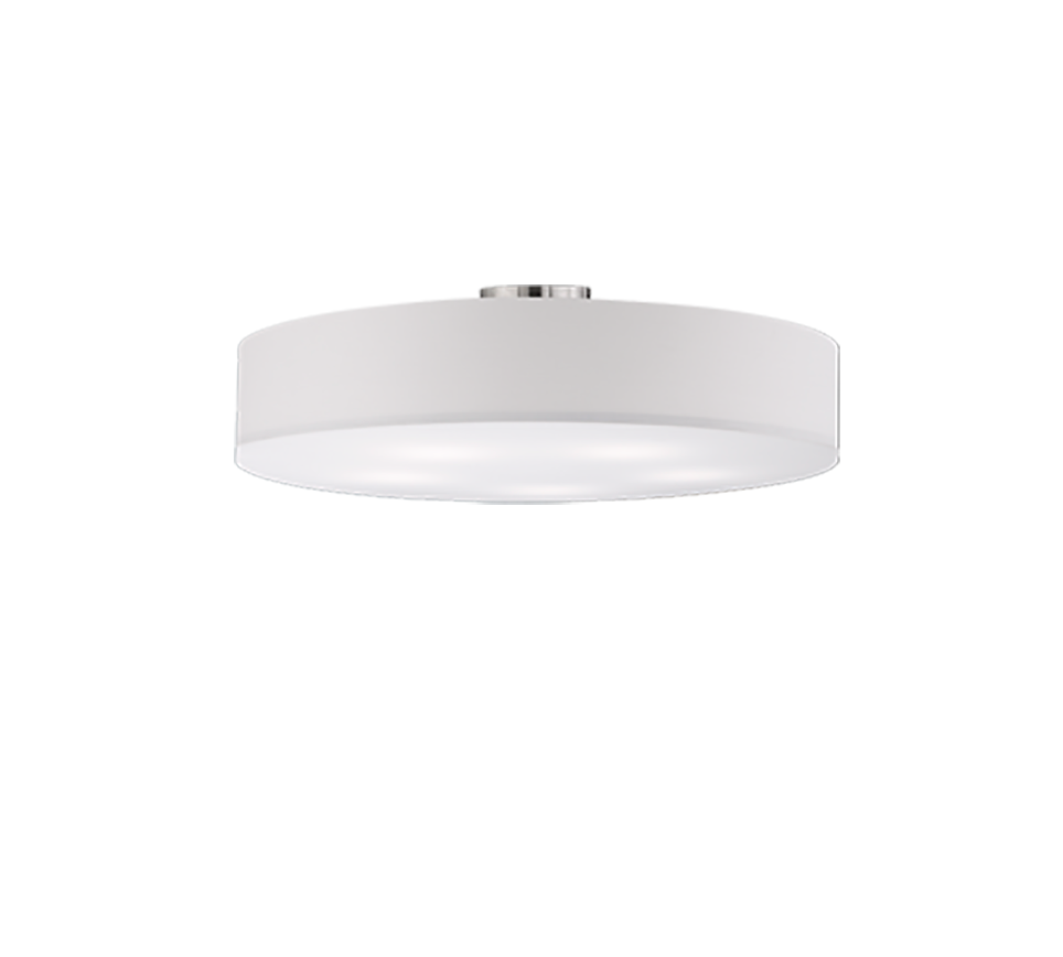 Hotel ceiling lamp 65 cm 5xE27 white — 603900501