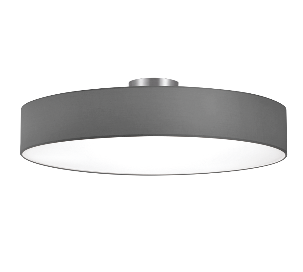 Hotel ceiling lamp 65 cm 5xE27 grey — 603900511