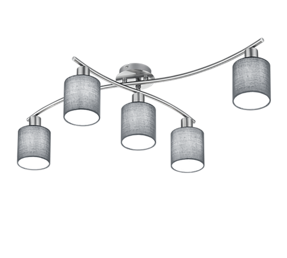 Garda ceiling lamp 5xE14 grey — 605400511