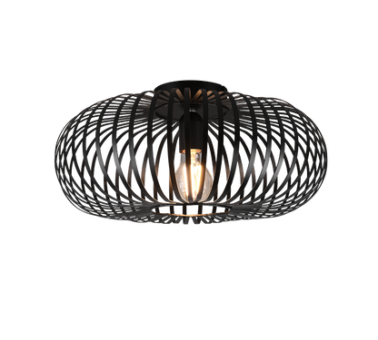 Johann ceiling lamp 40 cm E27 matt black — 606900132