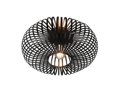 Johann ceiling lamp 40 cm E27 matt black — 606900132