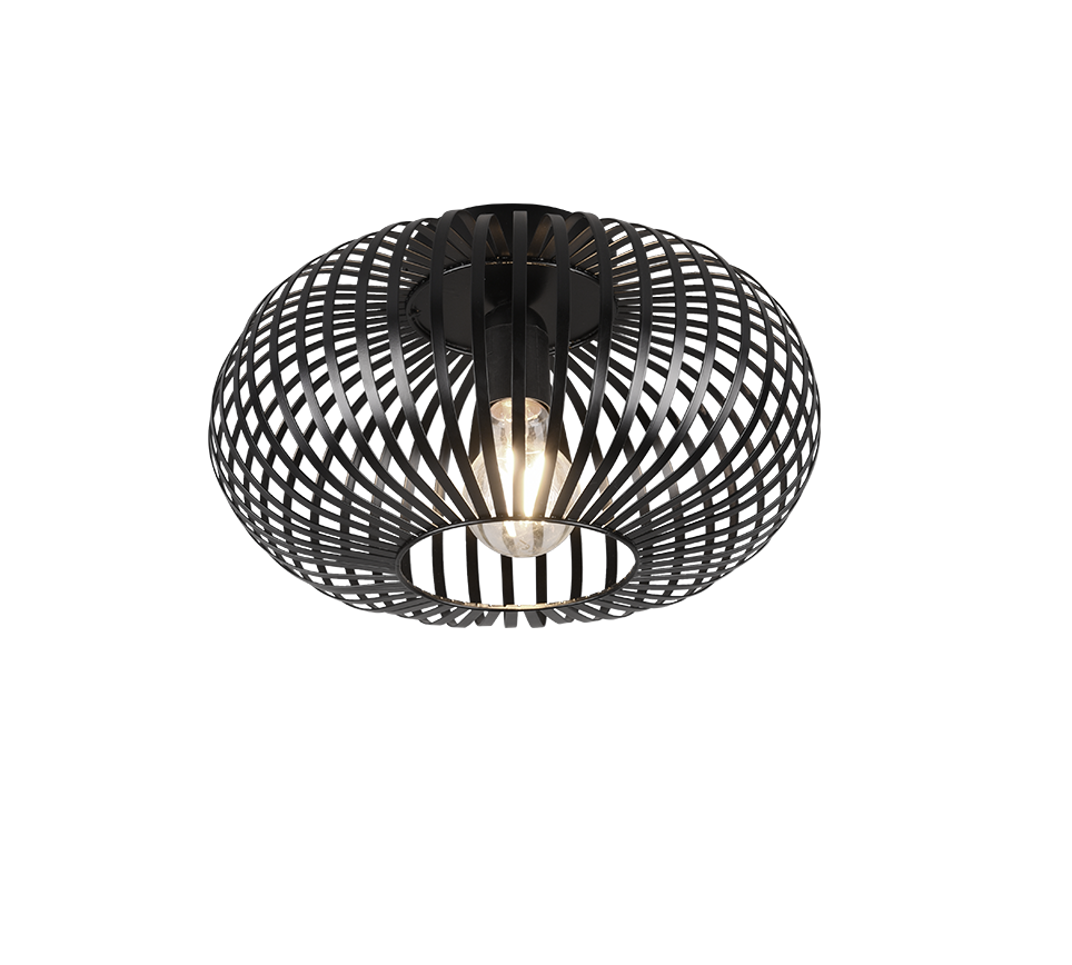 Johann ceiling lamp 30 cm E27 matt black — 606903032