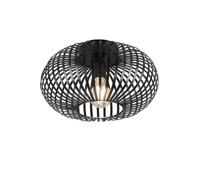 Johann ceiling lamp 30 cm E27 matt black — 606903032