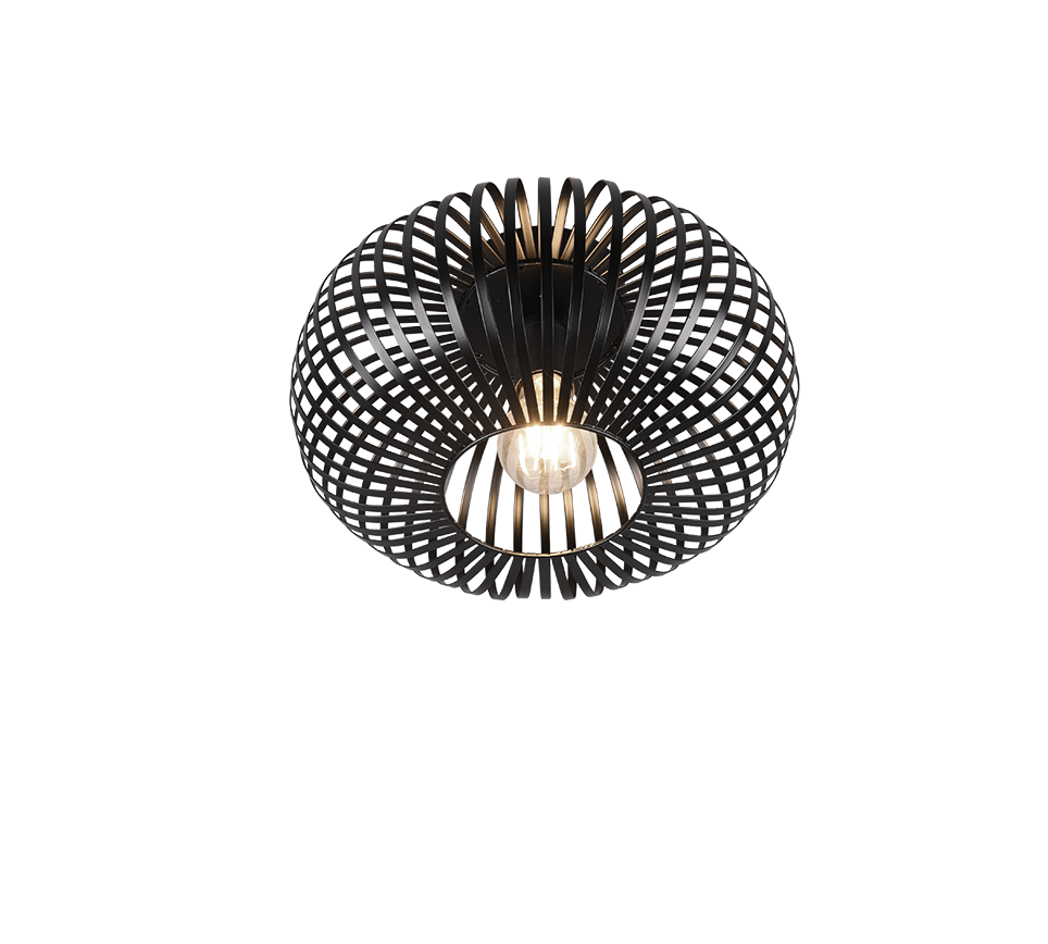 Johann ceiling lamp 30 cm E27 matt black — 606903032