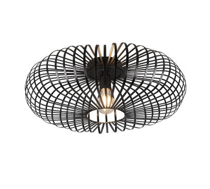 Johann ceiling lamp 50 cm E27 matt black — 606905032