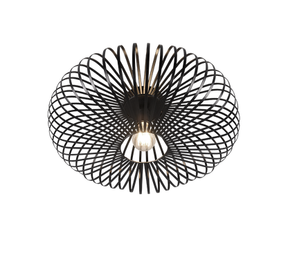 Johann ceiling lamp 50 cm E27 matt black — 606905032