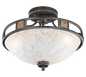 Quinta ceiling lamp 3xE27 rustic — 608100324