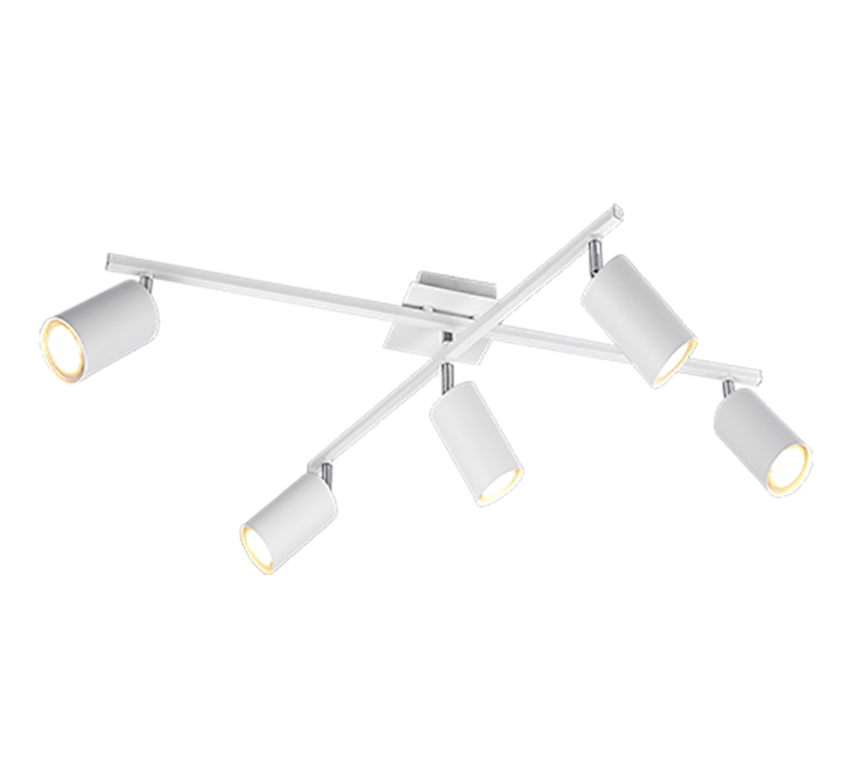 Marley ceiling lamp 5-pc GU10 white — 612400501