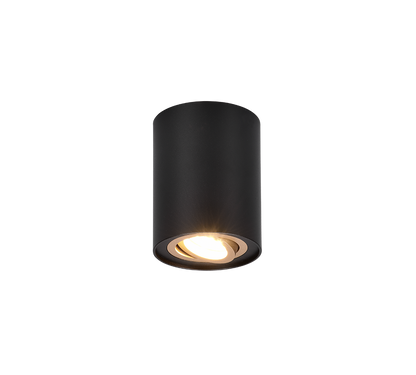 Cookie ceiling lamp 1-pc GU10 black/gold — 612900180
