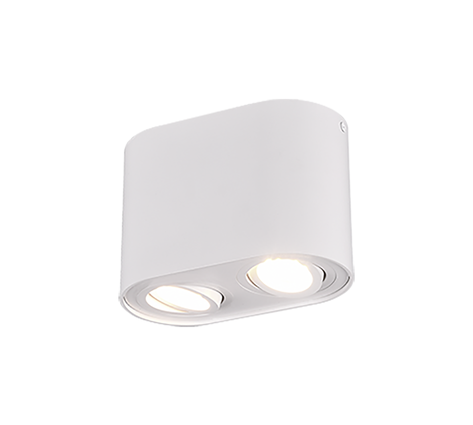 Cookie ceiling lamp 2-pc GU10 matt white — 612900231