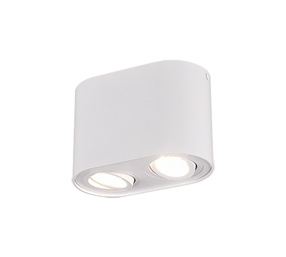 Cookie ceiling lamp 2-pc GU10 matt white — 612900231