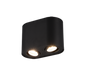 Cookie ceiling lamp 2-pc GU10 matt black — 612900232