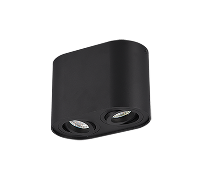 Cookie ceiling lamp 2-pc GU10 matt black — 612900232