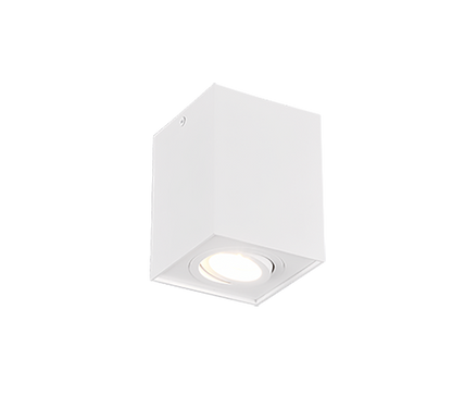 Biscuit ceiling lamp 1-pc GU10 matt white — 613000131