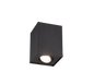 Biscuit ceiling lamp 1-pc GU10 matt black — 613000132