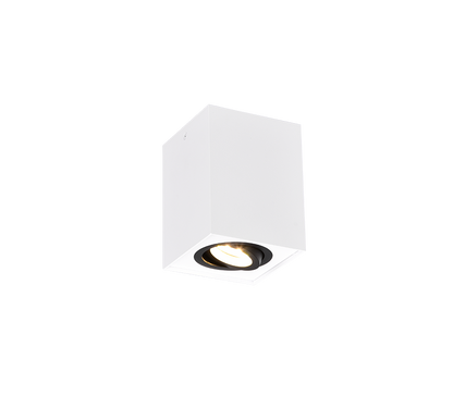 Biscuit ceiling lamp 1-pc GU10 white/black — 613000134