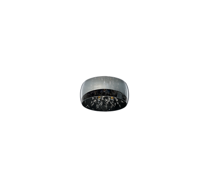 Crystel ceiling lamp 35 cm 3xE14 chrome/smoke glass — 616700306