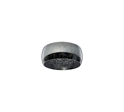 Crystel ceiling lamp 50 cm 5xE14 chrome/smoke glass — 616700506