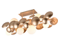 Bubble ceiling lamp 8xG9 matt brass — 617400879