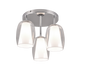 Barret ceiling lamp 3-pc E14 chrome/white — 617500306
