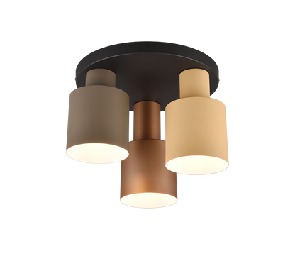 Agudo ceiling lamp 3-pc E27 multicolor — 619430317
