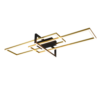 Salinas LED ceiling lamp matt brass/matt black — 620310308